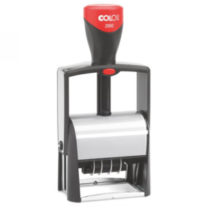 Colop tampon en métal classic line dateur incorporé 2660